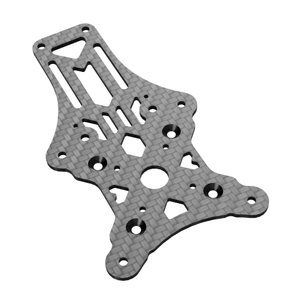 Camino 5+7 Zoll center plate