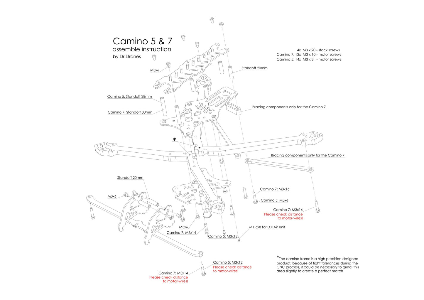 Camino 7 framekit