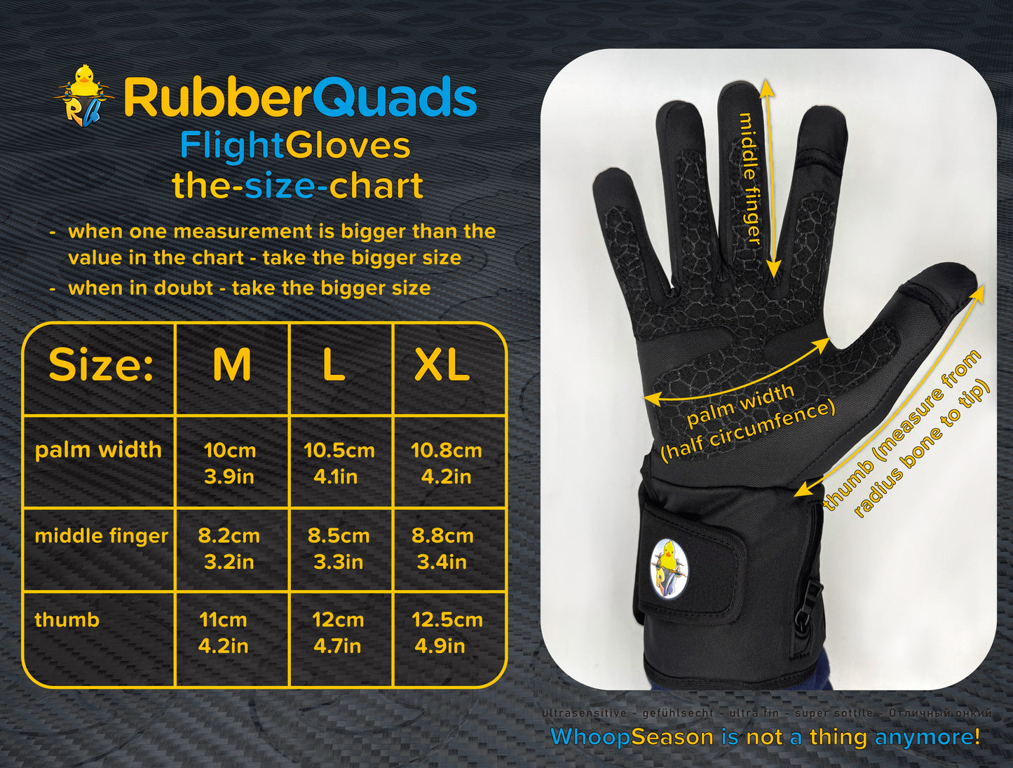 Rubberquads Flightgloves