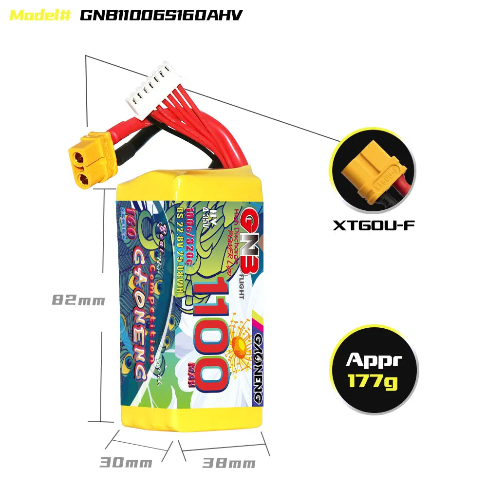 GNB 6S 1100mAh HV
